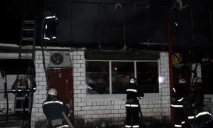 На одному з київських ринків сталася пожежа