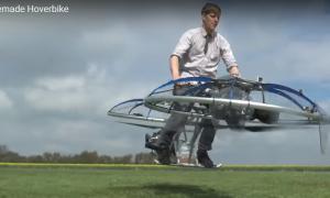 Британець зібрав удома літаючий мотоцикл (відео)

