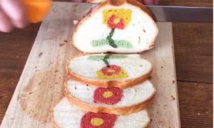 В Японії можна скуштувати хліб з малюнками на зрізі
