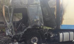 Киянин серйозно травмувався, намагаючи загасити палаючу вантажівку