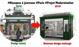 Парижани протестують проти нових «бездушних» газетних кіосків