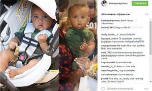 Кім Кардашян опублікувала в Instagram нові фотографії свого сина Сейнта 