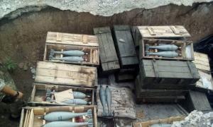 На Донеччині СБУ виявила схованку з сотнею мінометних мін