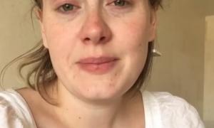 Адель постала перед шанувальниками без косметики (відео)
