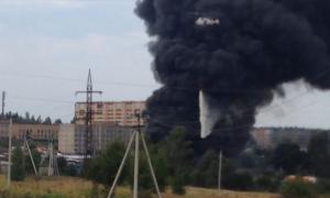 Російське МНС гасило пожежу в Москві фореллю, осетрами і сомами 