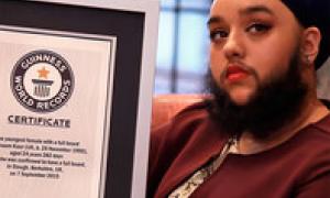 Британка індійського походження стала наймолодшою у світі бородатою жінкою (відео)