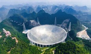 В Китаї запустили найбільший у світі радіотелескоп