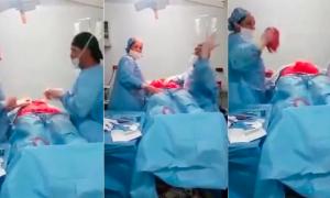 Колумбійські хірург і медсестра почали танцювати  під час операції (відео)