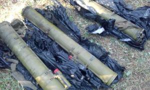 У районі АТО виявили чотири схованки зі зброєю