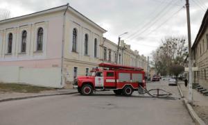 У Харкові горів підвал будівлі академії культури