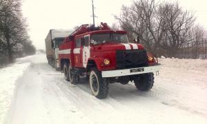 На Волині протягом минулих вихідних рятувальники евакуювали зі сніжних заметів 46 транспортних засобів