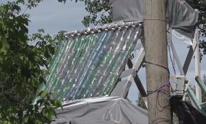 Аргентинці гріють воду сонячними панелями з пластикових пляшок