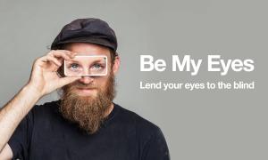 З’явився додаток Be My Eyes, який дозволяє незрячим "позичити очі"