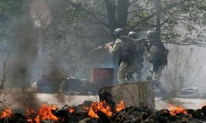 Окупанти гатять по українських позиціях з важкого озброєння