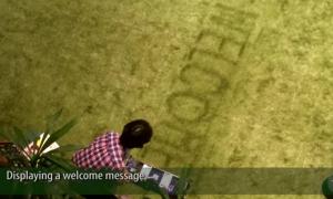 Японські вчені винайшли принтер, що виводить малюнки на газоні
