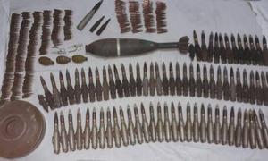 СБУ виявила схованку з великою кількістю боєприпасів у районі проведення АТО