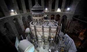 Зявилось унікальне відео з відкритої Кувуклії храму Гробу Господнього