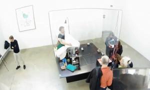 Французький художник-курка висидів своє перше курча (відео)