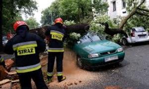 Ураган «Ґжеґож» завдав у Польщі збитків у семи воєводствах