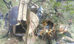 На Трухановому острові в Києві впав  вертоліт, є постраждалі