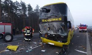 Український автобус потрапив в аварію у Польщі
