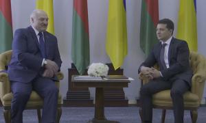 Зеленський зустрівся з президентом Білорусі 