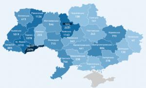 В Україні за добу виявлено нових 433 випадки захворювань на корона вірус