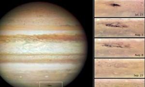 В Юпітер врізалося невідоме небесне тіло