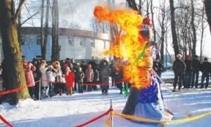 В Ужгороді на Масляну спалять «зимову мару»