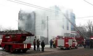 У Луганську горів торговельний центр