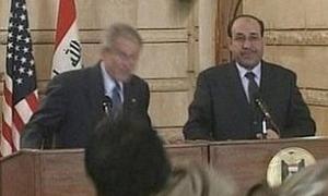 Іракцю, який кинув черевиком у Буша, зламали ніс і ребра