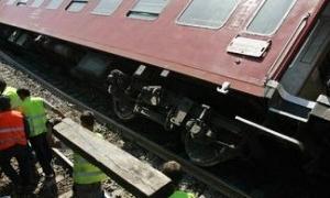 В Румунії потяг зійшов з рейок