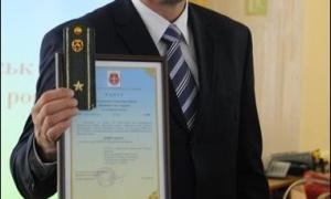 Віталій Кличко отримав погони майора