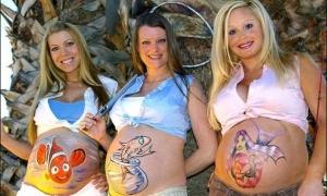 Вагітність перетворили на мистецтво 