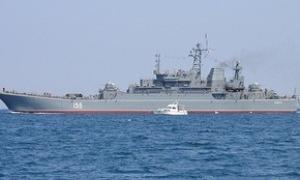 Десантний корабель ЧФ Росії 
