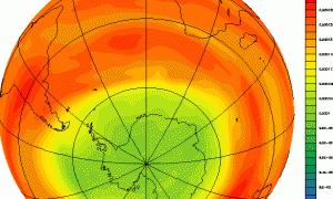 Цього року «озонова діра» дещо зменшиться