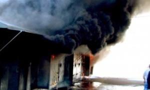 У Дніпропетровську горів «Слов’янський ринок», 9 чоловік постраждало