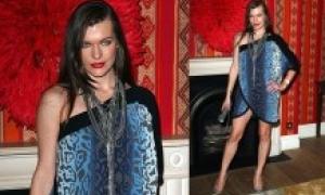 Міла Йовович сама шиє весільну сукню