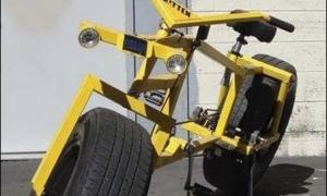 Винайшли велосипед з колесами від автомобіля