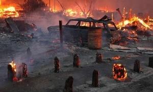 В Бразилії через спеку горять села