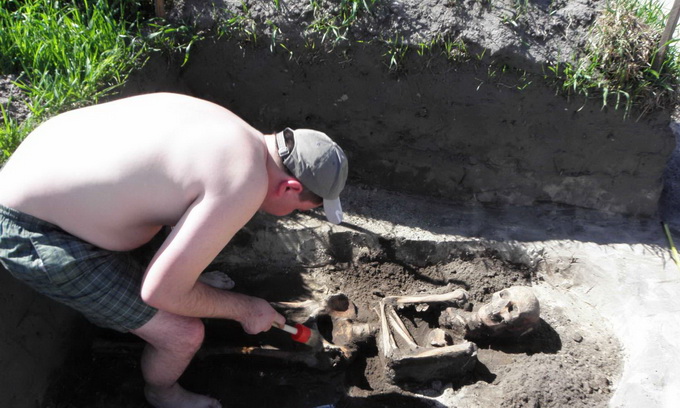 Археологи проводили дослідження у селі Жидичин