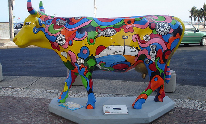 Ріо-де-Жанейро заполонили розмальовані корови