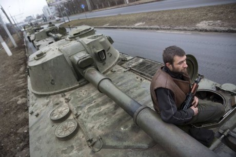 Почалося відведення танків на донецькому напрямку