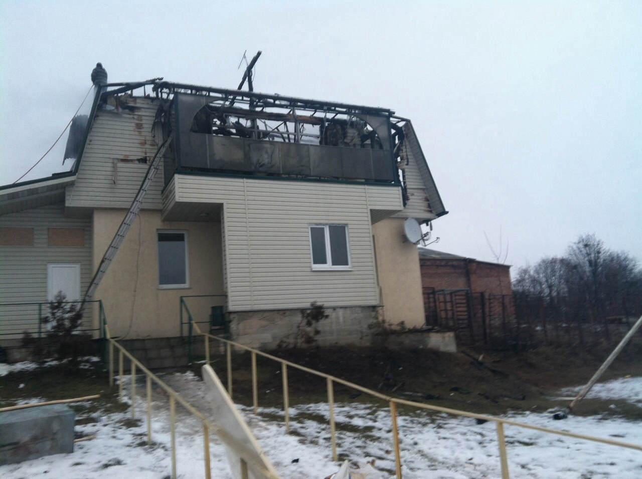 У Харківській області палала дитяча спортивна школа