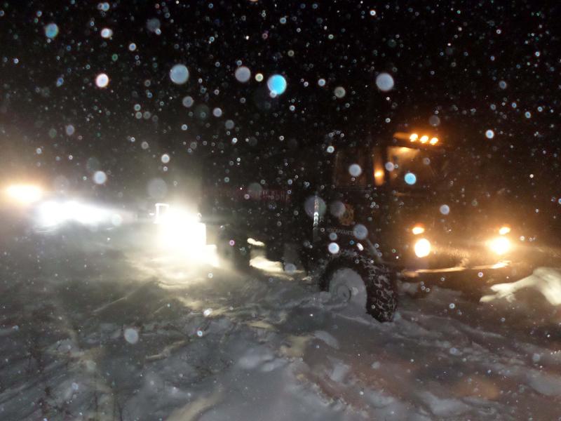 Через заметіль у Різдво на Кіровоградщині застрягли 9 автомобілів