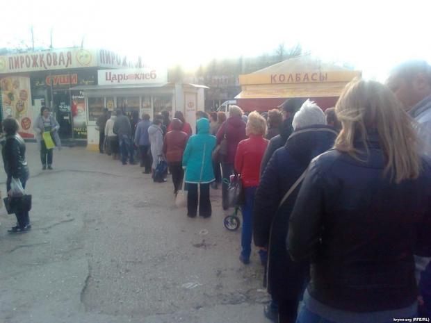 У Севастополі розпочався дефіцит продуктів