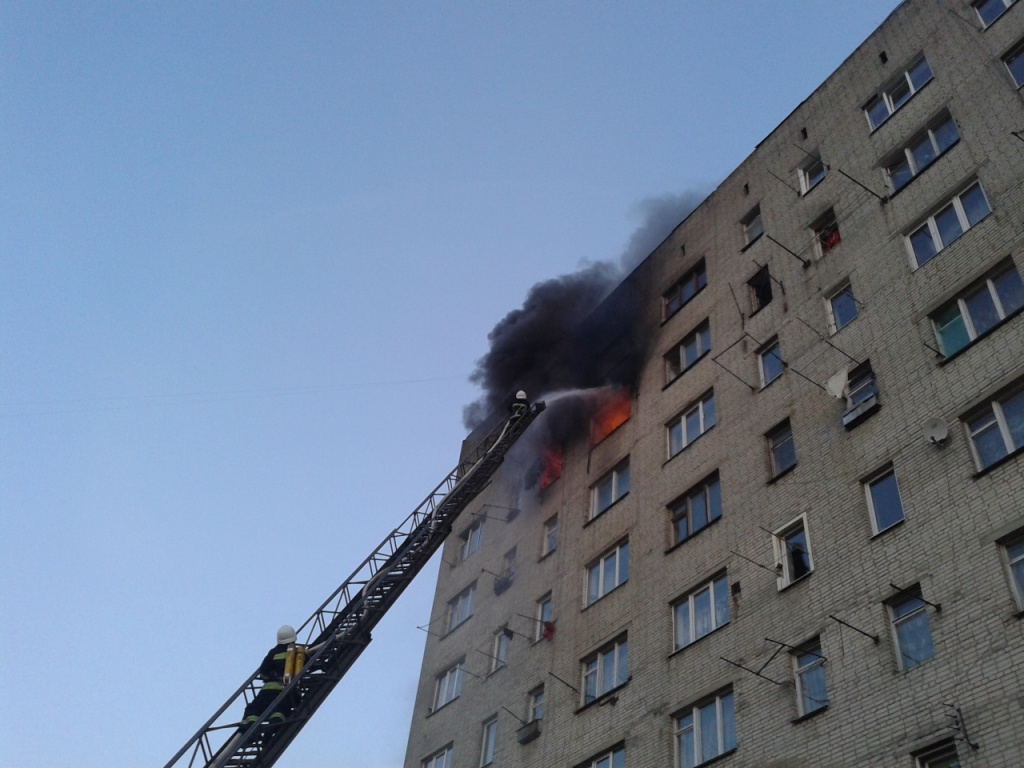У Львівській області горів гуртожиток