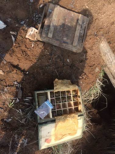 СБУ під Бахмутом знайшла схованку схованку з боєприпасами та детонаторами