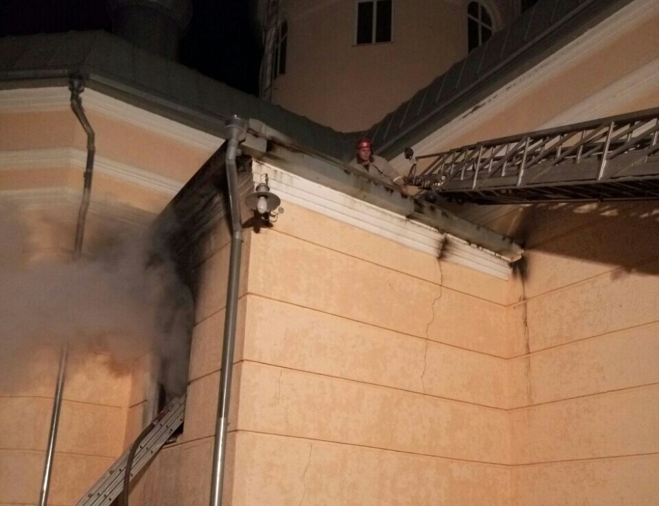 У Миколаївській області горіла церква