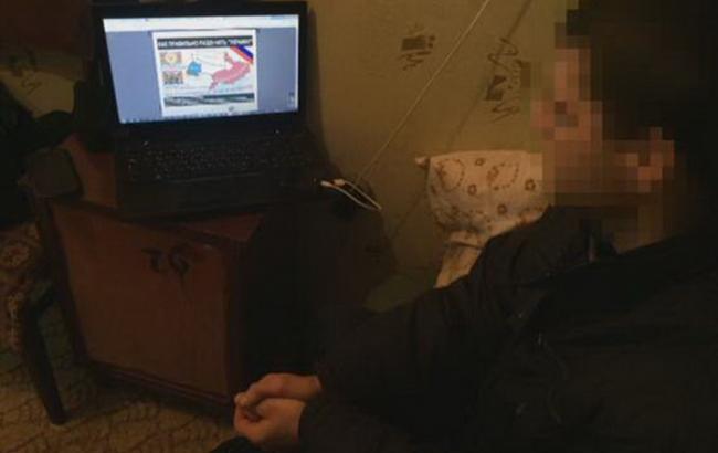 Затримано адміністратора сепаратистських груп у соцмережах (відео)